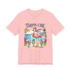 T-shirt Tarpin Chic Flamant Rose