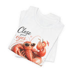 Relaxing Lobster Tee — "Close Your Eyes, Listen & Relax" Graphic T-Shirt