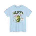 Matcha Latte T-Shirt | Iced Matcha Cup Graphic, Green Tea Tee