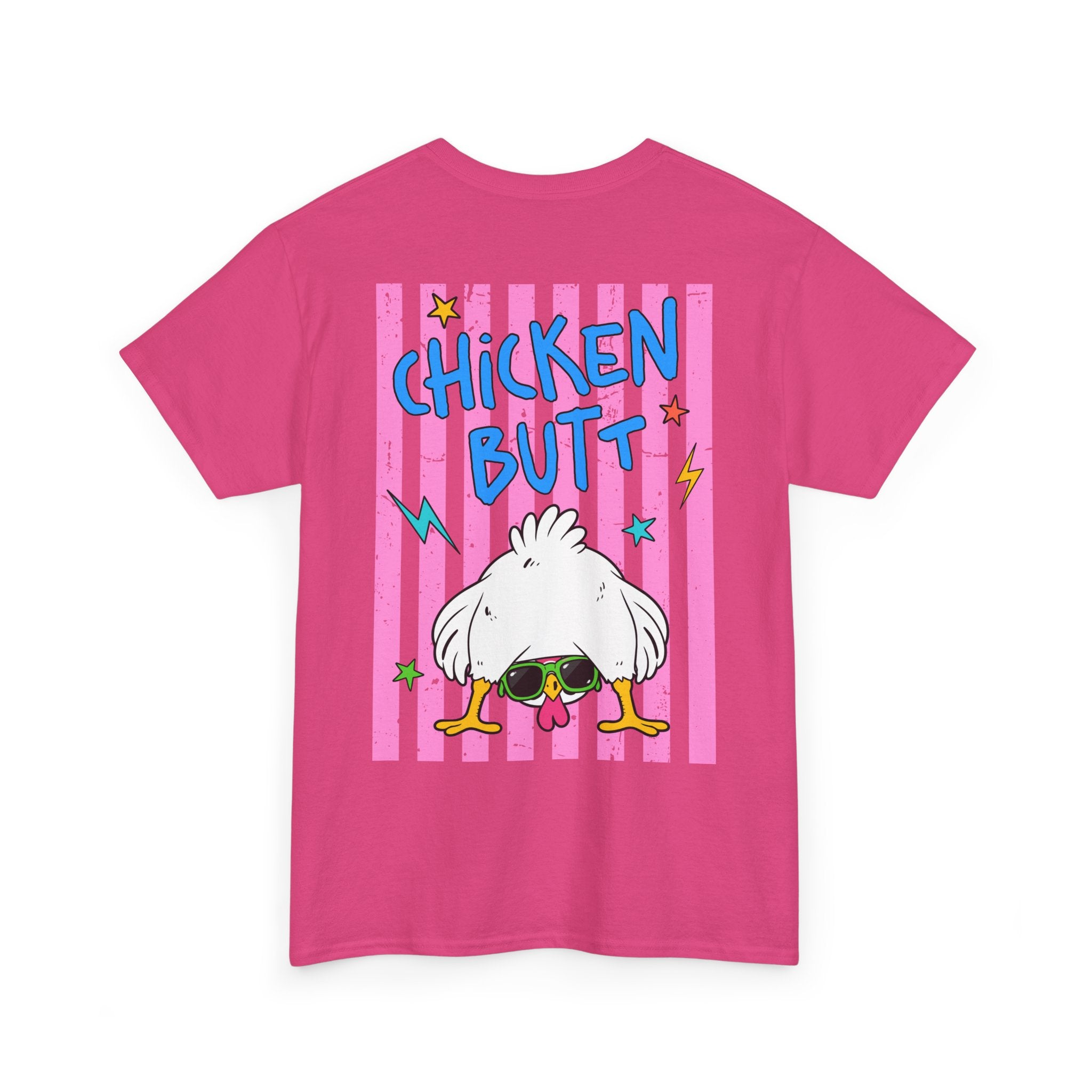 Guess What Chicken Butt Tee | Funny Chicken Graphic Shirt
