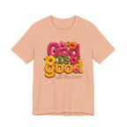 God Is Good all the time T-Shirt | Floral Retro Typography