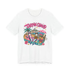 T-shirt – Tee-shirt graphique « Tarpin Chaud » ambiance tropicale plage