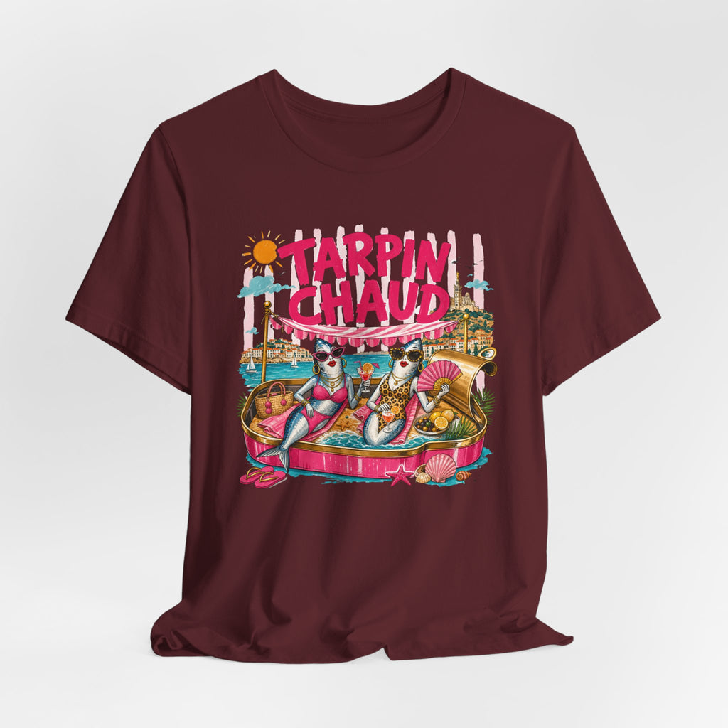 Tarpin Chaud | T-shirt Marrant Sardines de Marseille | T-shirt d'été Côte d'Azur