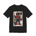 Queen of Hearts Playing Card Tee | Retro Street Art Queen, Love Hearts Design