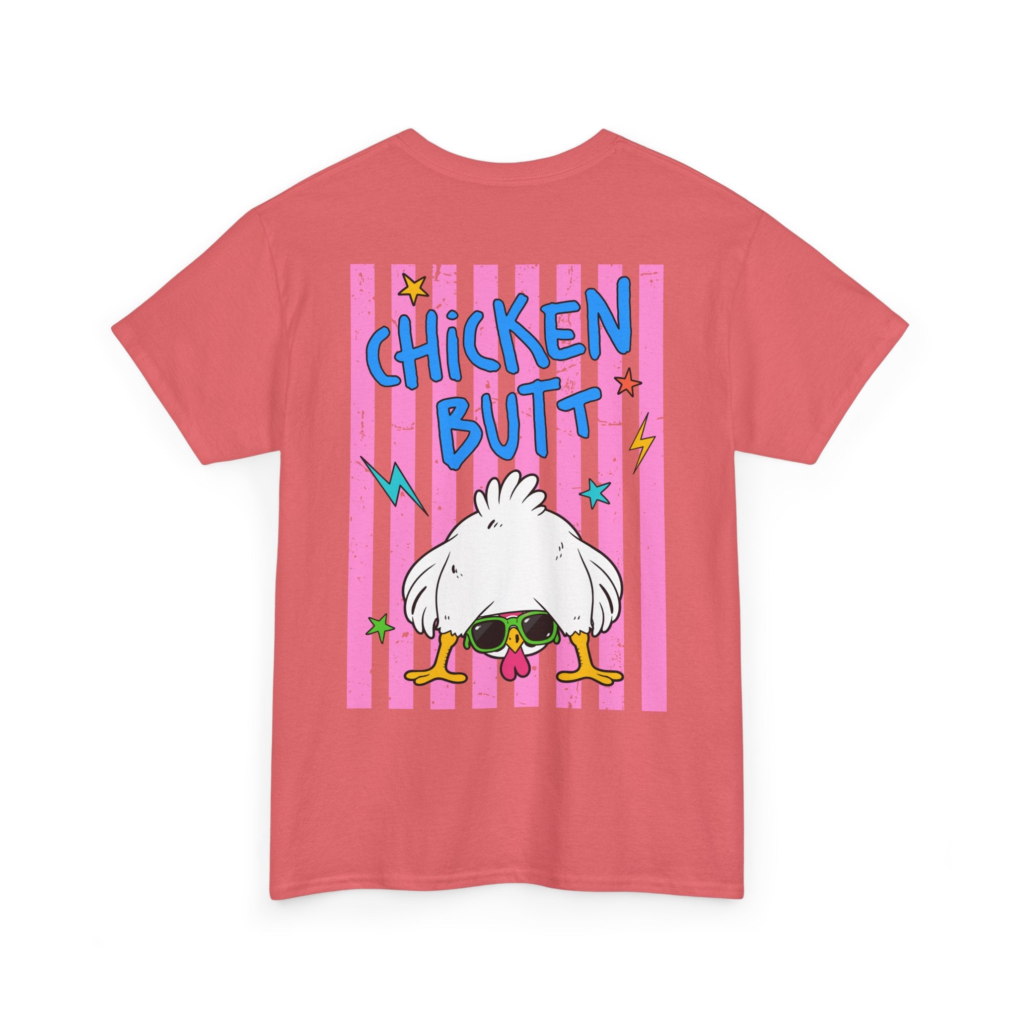Guess What Chicken Butt Tee | Funny Chicken Graphic Shirt