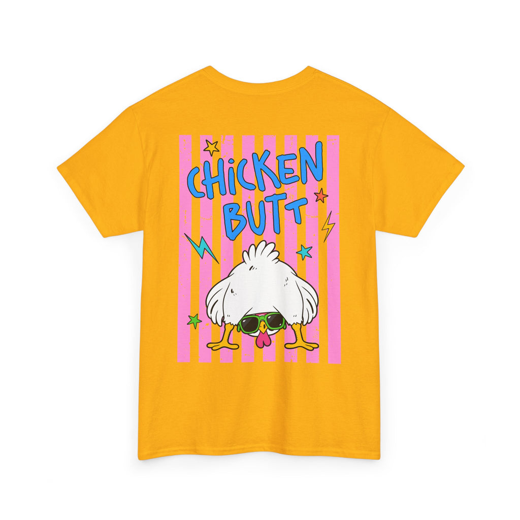 Guess What Chicken Butt Tee | Funny Chicken Graphic Shirt