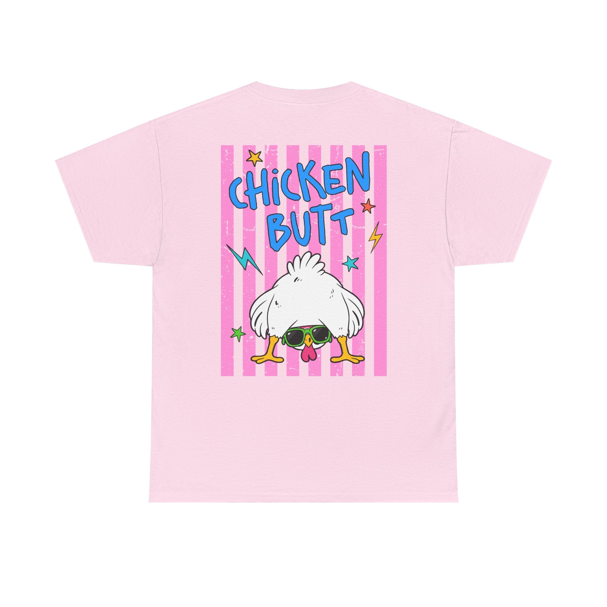 Guess What Chicken Butt Tee | Funny Chicken Graphic Shirt