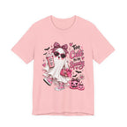 Cute Ghost Halloween T-Shirt | Too Cute to Be Spooky | Coquette Luxe