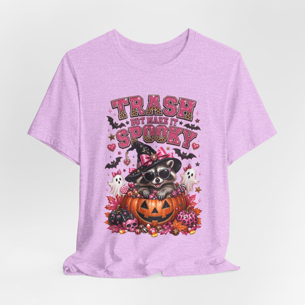 Trash Spooky Tee — Cute Raccoon Halloween Pumpkin Shirt