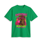 Unstoppable Leopard Bubblegum T-Shirt | No Excuses Just Legend