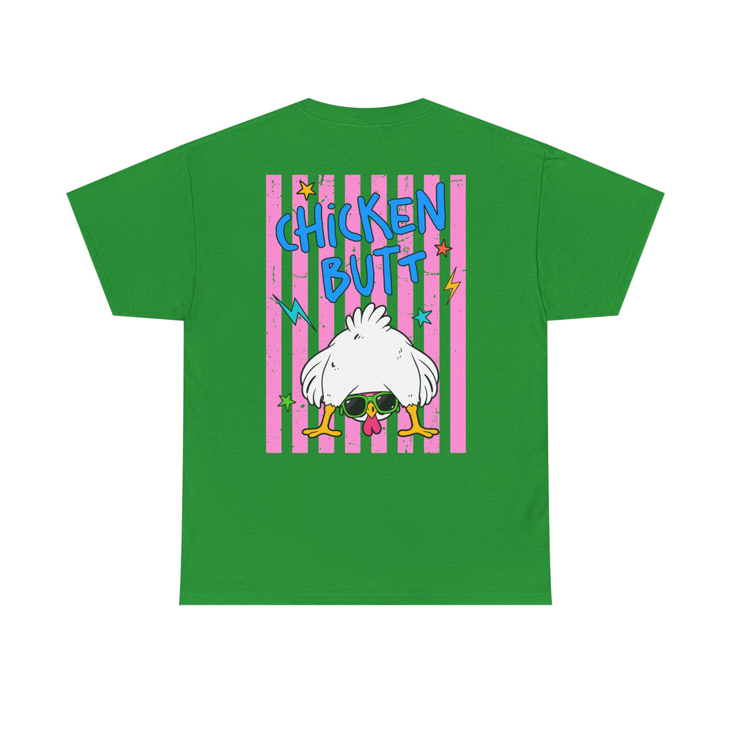 Guess What Chicken Butt Tee | Funny Chicken Graphic Shirt