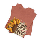It Takes a Lot of Love to Be a Teacher Sunflower Tee | Teacher Appreciation