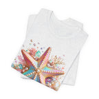Colorful Starfish Tee | Beach Seashell Ocean Graphic Shirt