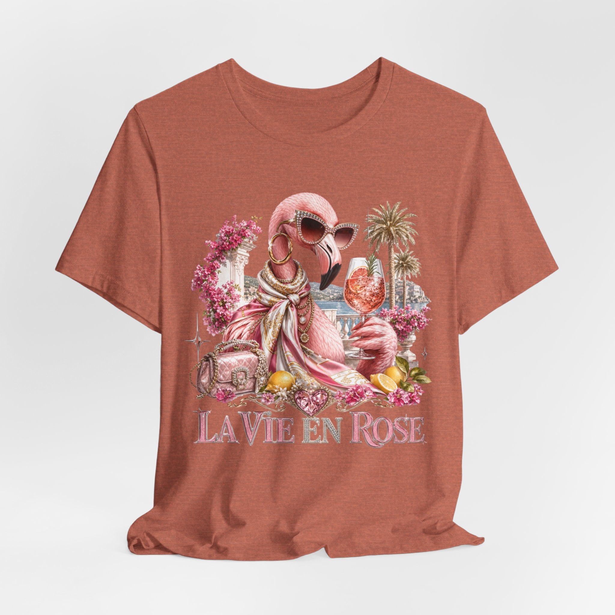 La Vie en Rose Flamingo Tee