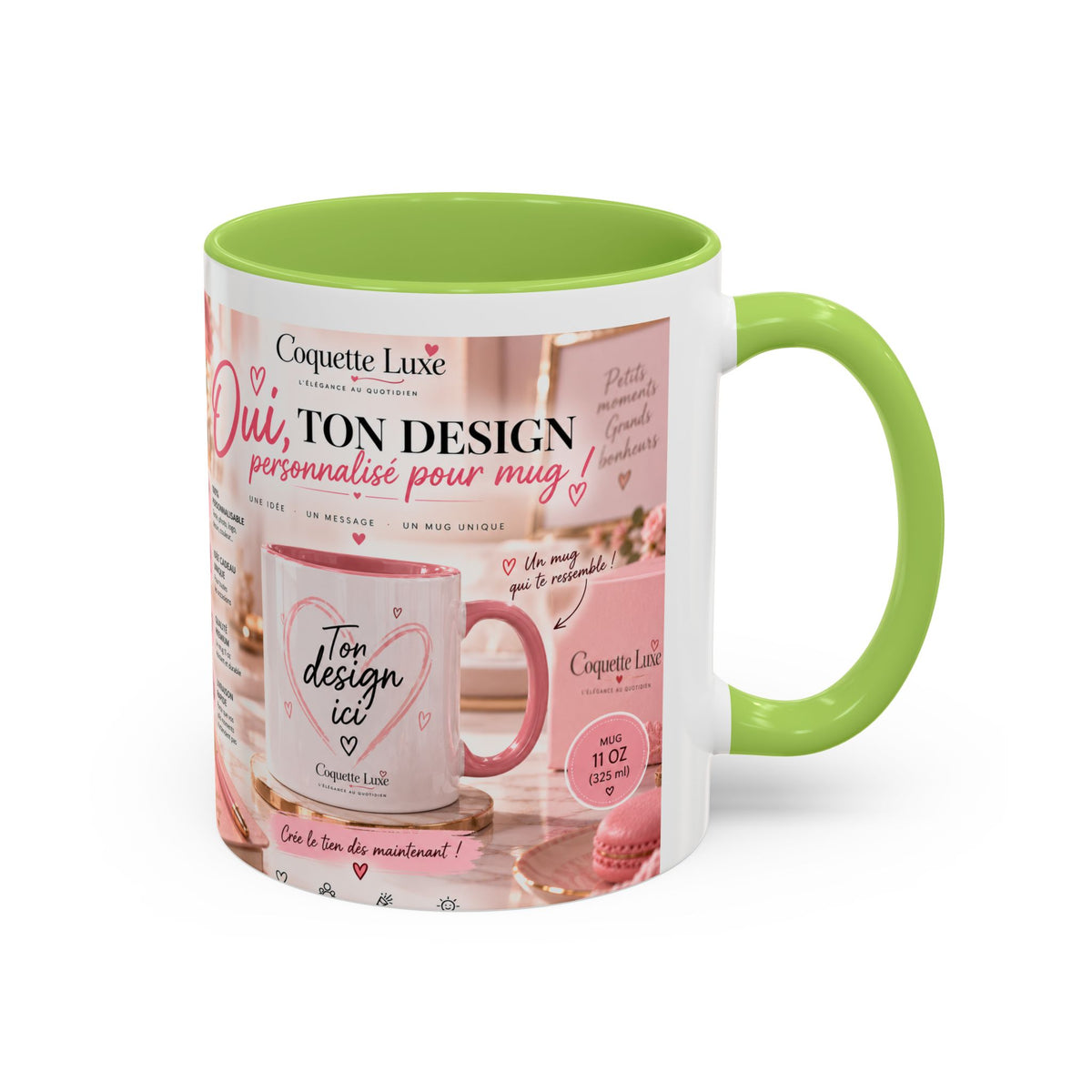 Personalized Coffee Mug — Custom Design, Photo & Name | 11oz