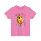 Squeeze The Day Lemon Graphic Tee | Retro Cartoon Fruit Shirt