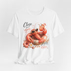 Relaxing Lobster Tee — "Close Your Eyes, Listen & Relax" Graphic T-Shirt