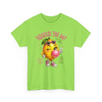 Squeeze The Day Lemon Graphic Tee | Retro Cartoon Fruit Shirt
