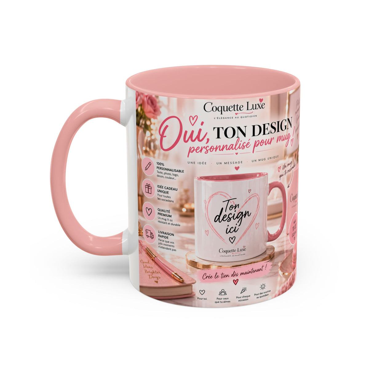 Personalized Coffee Mug — Custom Design, Photo & Name | 11oz
