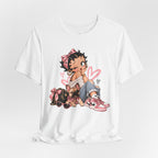 Betty Boop Pink Sneakers Graphic Tee