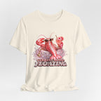Floating Lobster Graphic Tee — "Current Mood: Floating" Summer Shirt