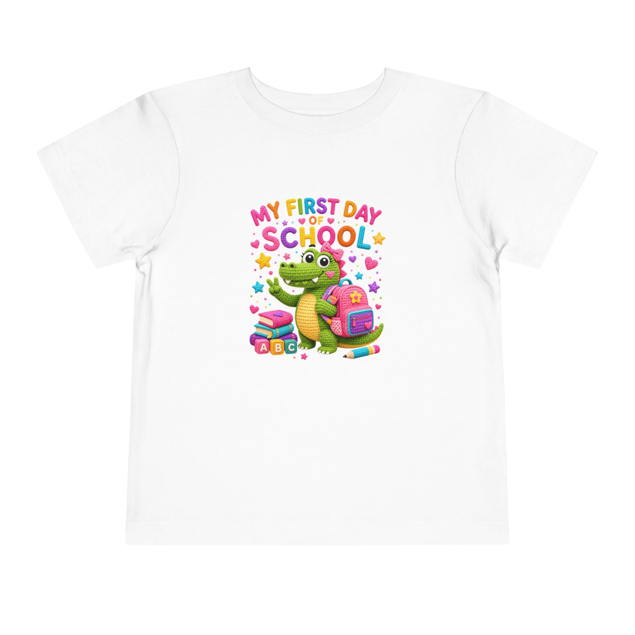 My First Day of School Alligator Toddler Tee | Back-to-School Kids Shirt