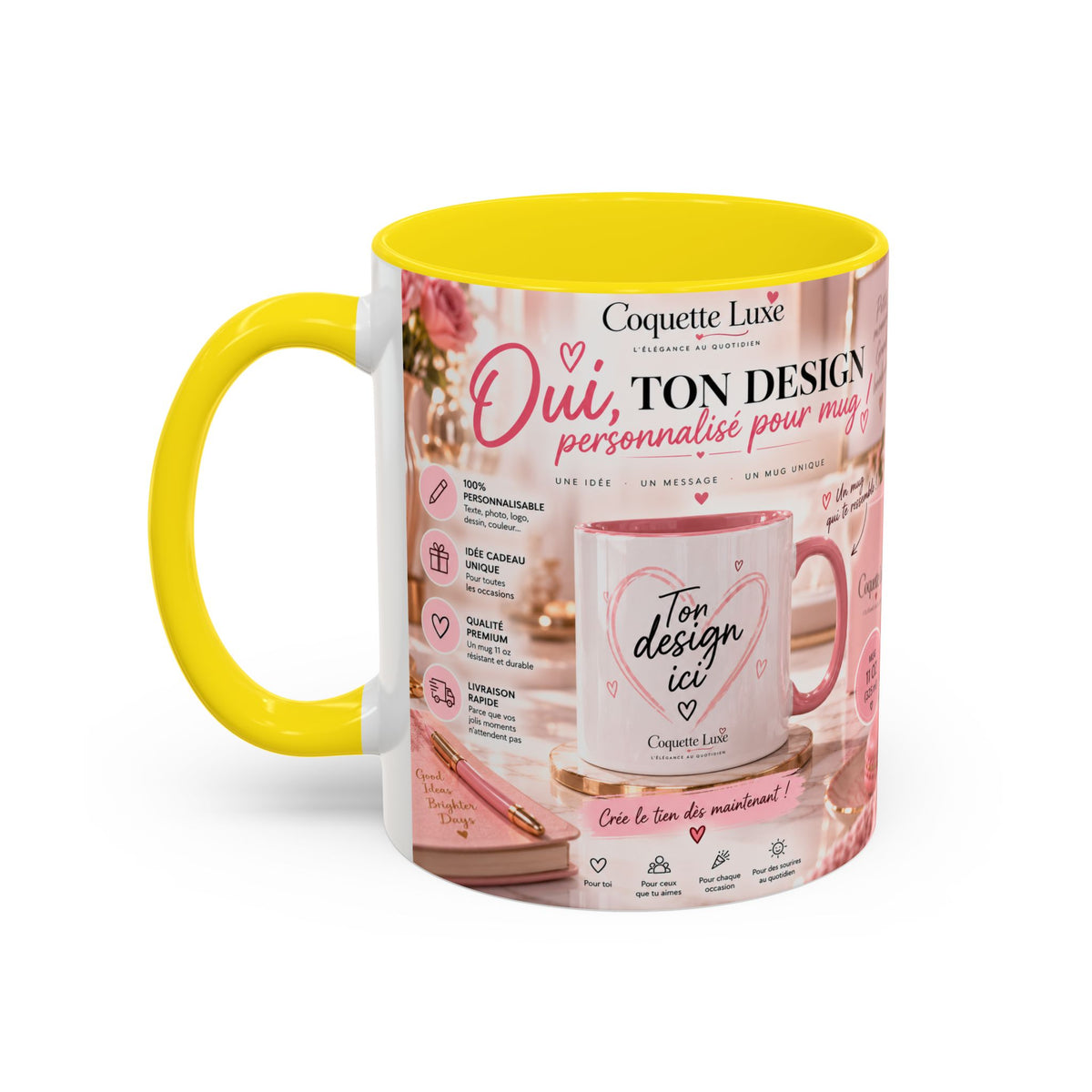 Personalized Coffee Mug — Custom Design, Photo & Name | 11oz