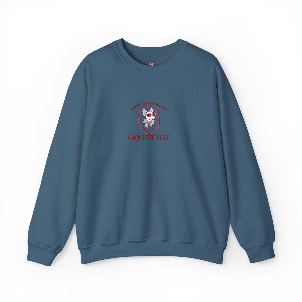 Good Girls Wear Coquette Luxe Embroidered Sweatshirt | Women's Crewneck
