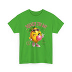 Squeeze The Day Lemon Graphic Tee | Retro Cartoon Fruit Shirt