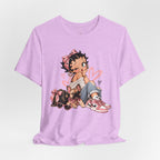 Betty Boop Pink Sneakers Graphic Tee