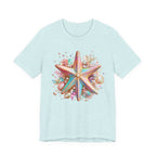 Colorful Starfish Tee | Beach Seashell Ocean Graphic Shirt
