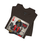 Queen of Hearts Playing Card Tee | Retro Street Art Queen, Love Hearts Design