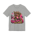 Too Glam To Care Tee — Leopard Crown Cat Graphic Shirt