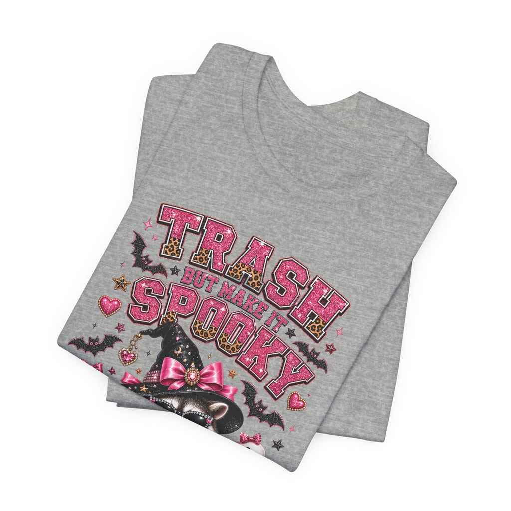 Trash Spooky Tee — Cute Raccoon Halloween Pumpkin Shirt