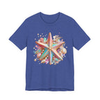 Colorful Starfish Tee | Beach Seashell Ocean Graphic Shirt