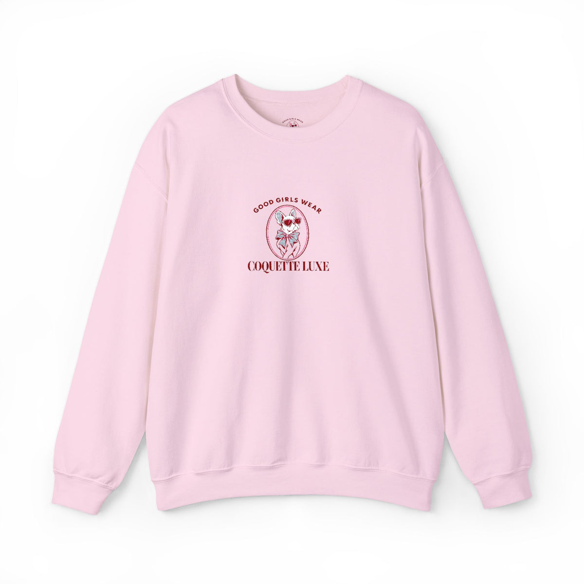 Good Girls Wear Coquette Luxe Embroidered Sweatshirt | Women's Crewneck