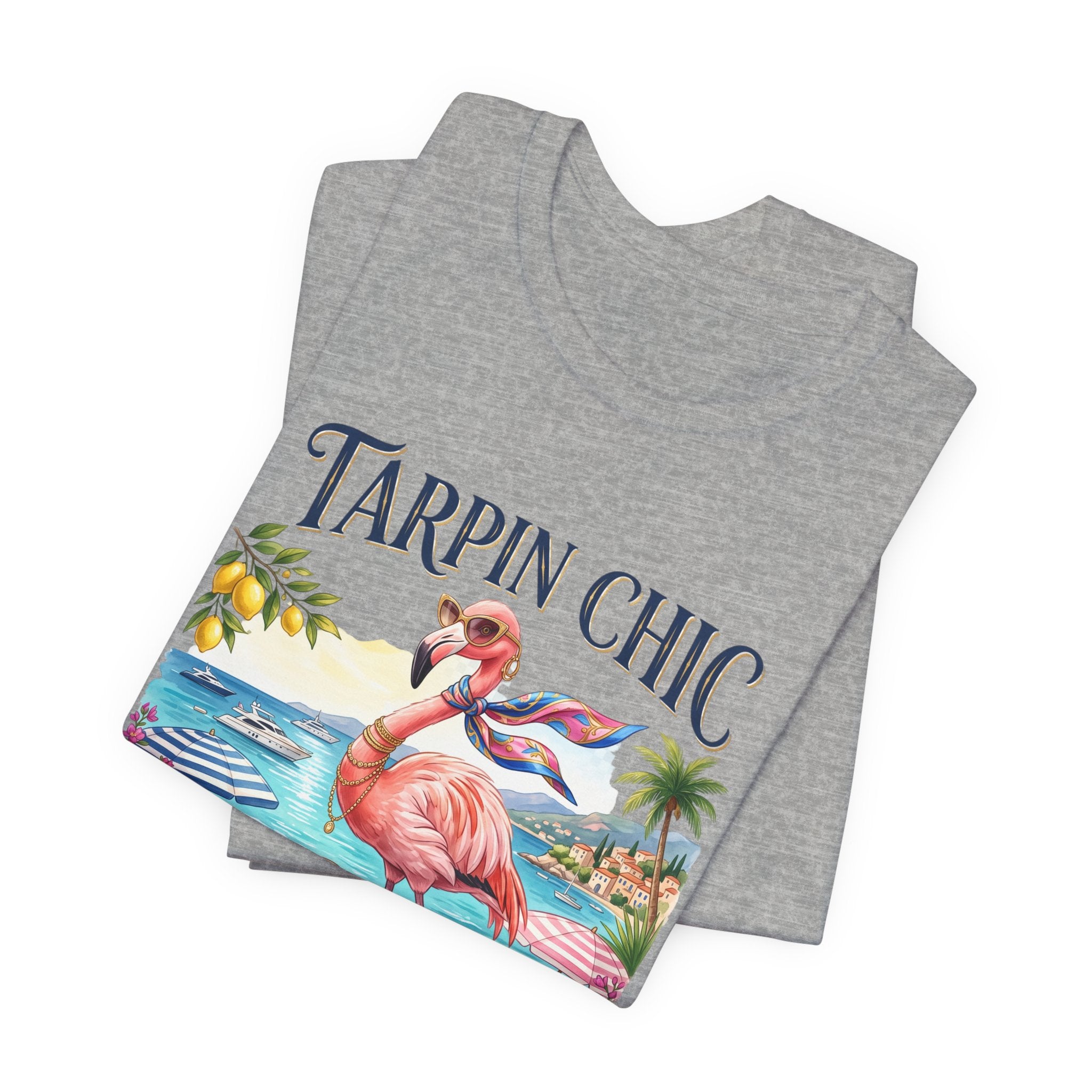 T-shirt Tarpin Chic Flamant Rose