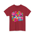 Salty Beach sunglasses floral design T-Shirt | tropical summer vibes