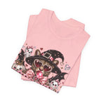 Spooky But Make It Feral Tee — Cute Witch Cat Halloween T-Shirt