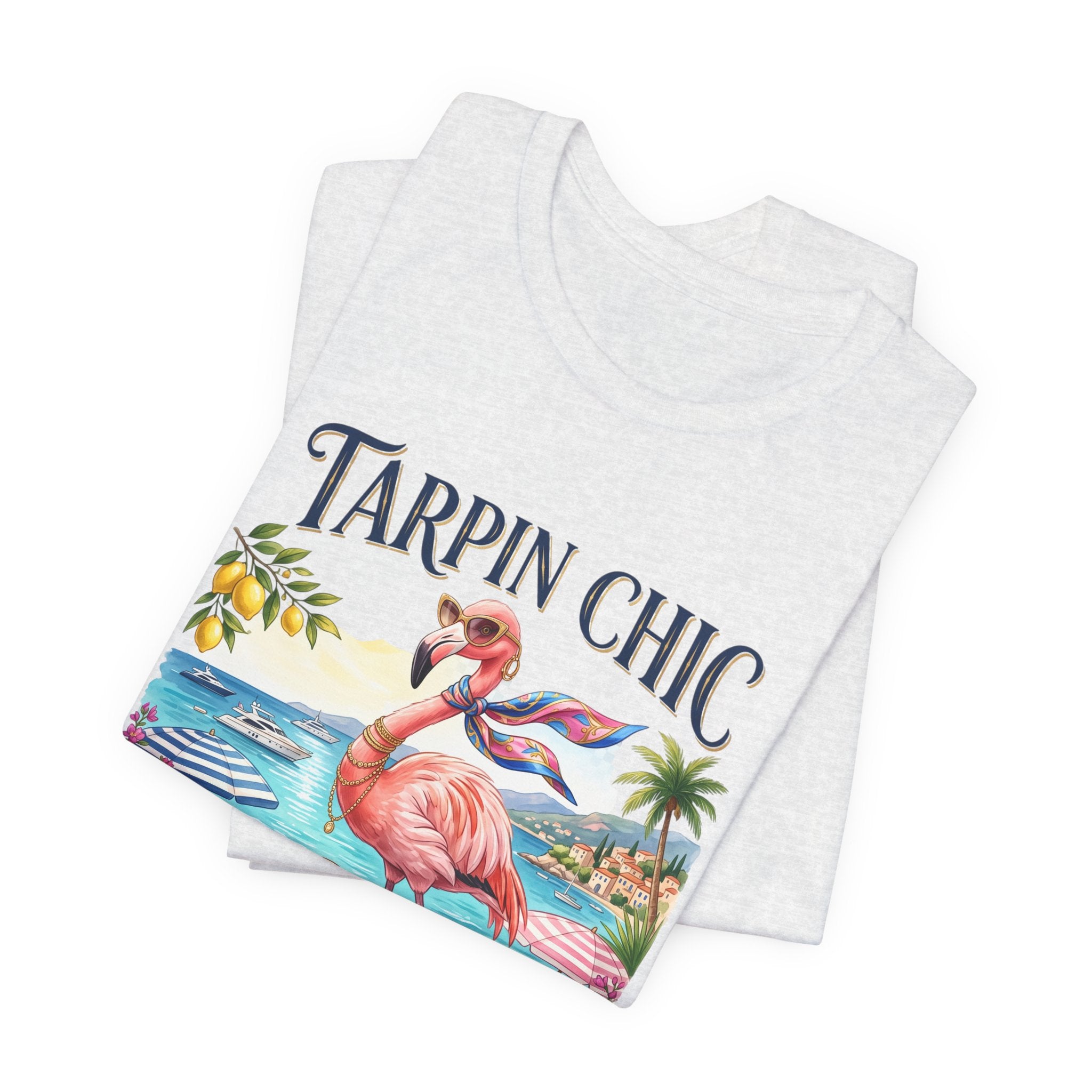 T-shirt Tarpin Chic Flamant Rose