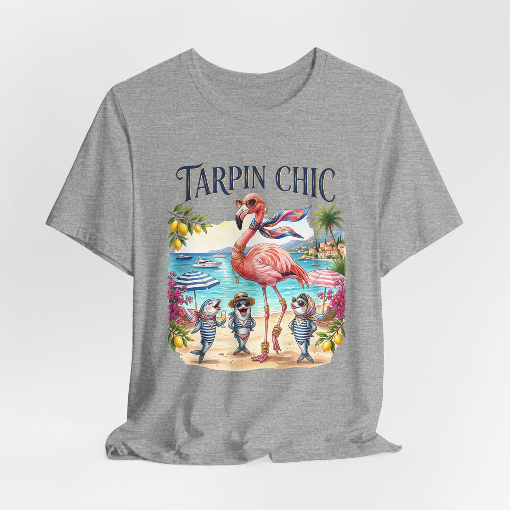 T-shirt Tarpin Chic Flamant Rose