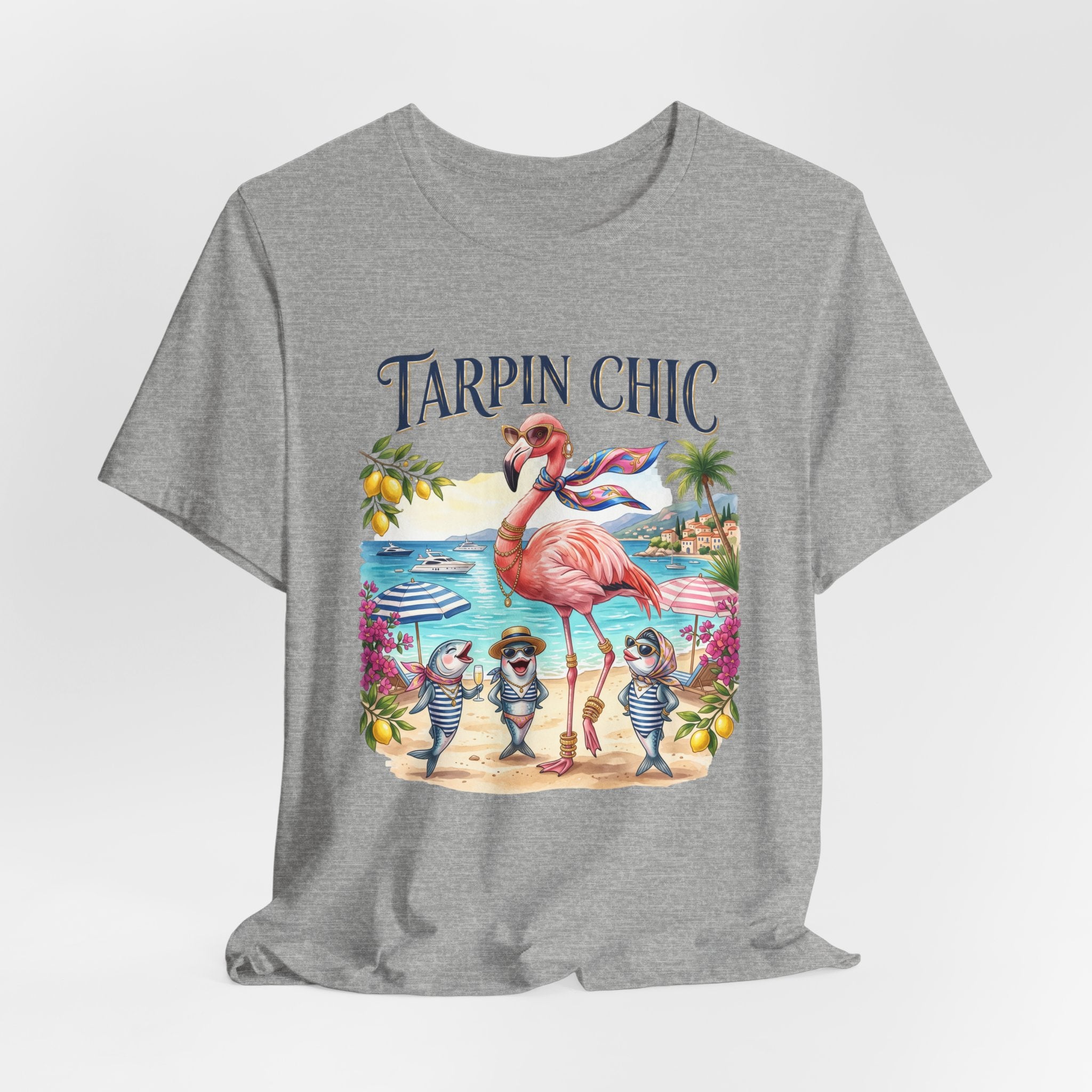 T-shirt Tarpin Chic Flamant Rose