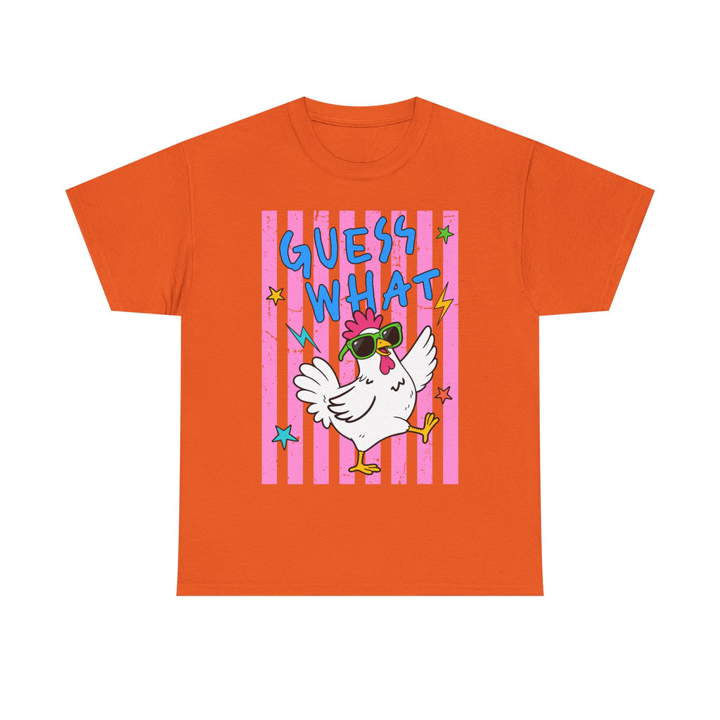 Guess What Chicken Butt Tee | Funny Chicken Graphic Shirt