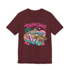 T-shirt – Tee-shirt graphique « Tarpin Chaud » ambiance tropicale plage