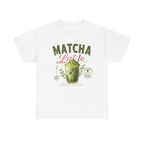 Matcha Latte T-Shirt | Iced Matcha Cup Graphic, Green Tea Tee