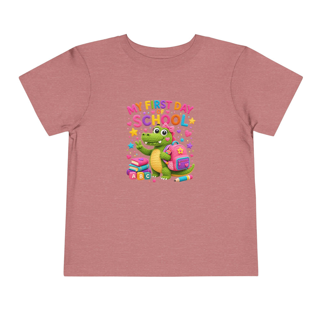 My First Day of School Alligator Toddler Tee | Back-to-School Kids Shirt