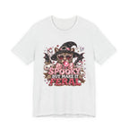 Spooky But Make It Feral Tee — Cute Witch Cat Halloween T-Shirt