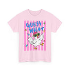 Guess What Chicken Butt Tee | Funny Chicken Graphic Shirt
