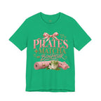 Pilates + Matcha Bonheur Tee — Yoga Mat & Matcha Fitness Shirt