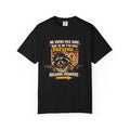 Raccoon Warning Graphic T-Shirt | French Text "Regarde Derrière"